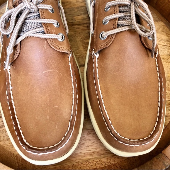 Sperry Dark Tan Men’s Shoes - New! - Picture 3 of 6